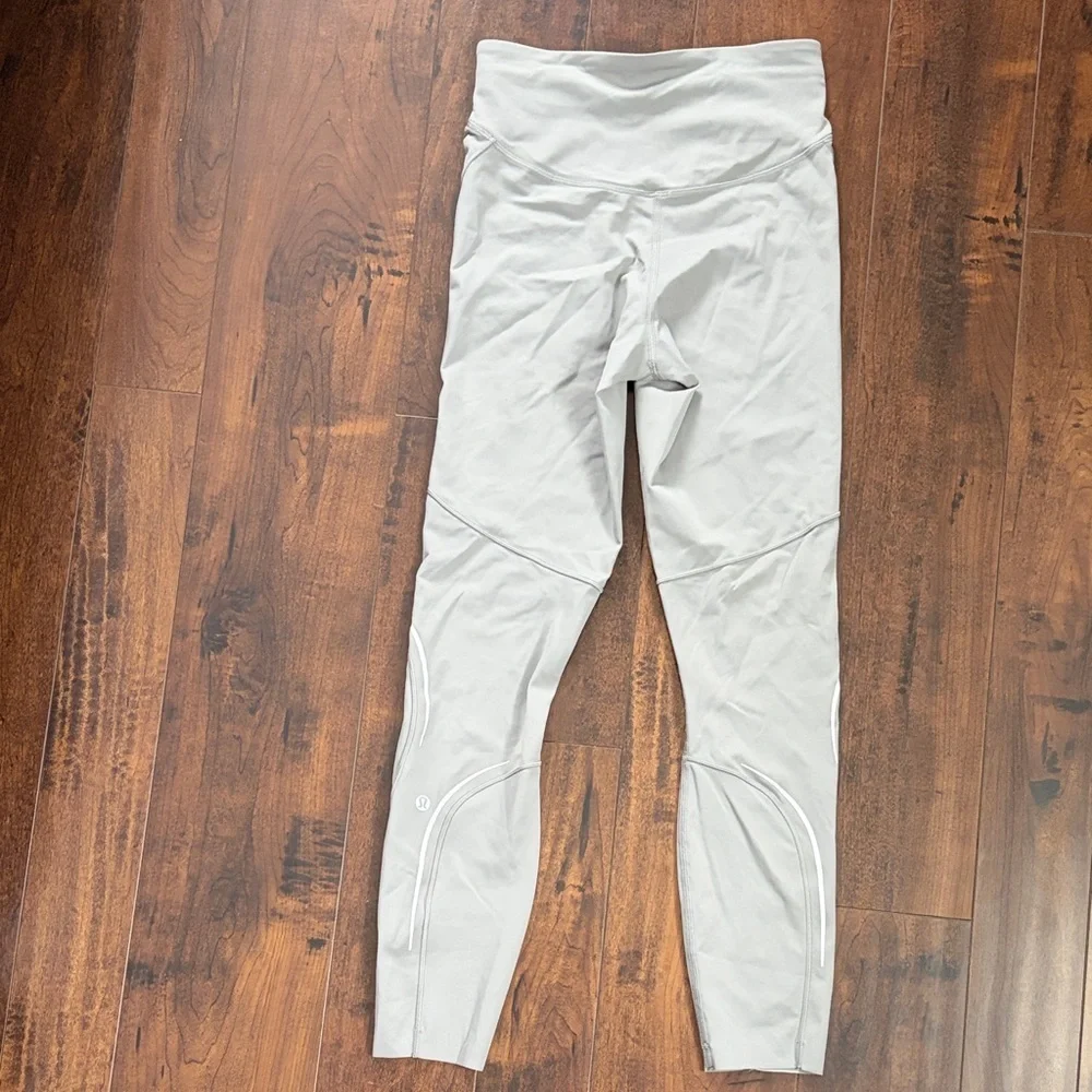 lululemon athletica Women's Light Gray Leggings